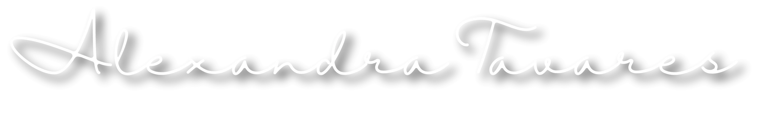 assinatura branco com sombra